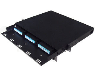중국 패치 패널 광섬유 배급 상자 최대 3 x 24 섬유 MPO/MTP 카세트 3 LGX 단위를 미끄러지기 협력 업체