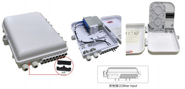 중국 광섬유 배급 상자 1x16 쪼개는 도구 또는 2PCS 1X8PLC 또는 16core 접합기, 300X222X73mm, IP65 잘 고정된 협력 업체